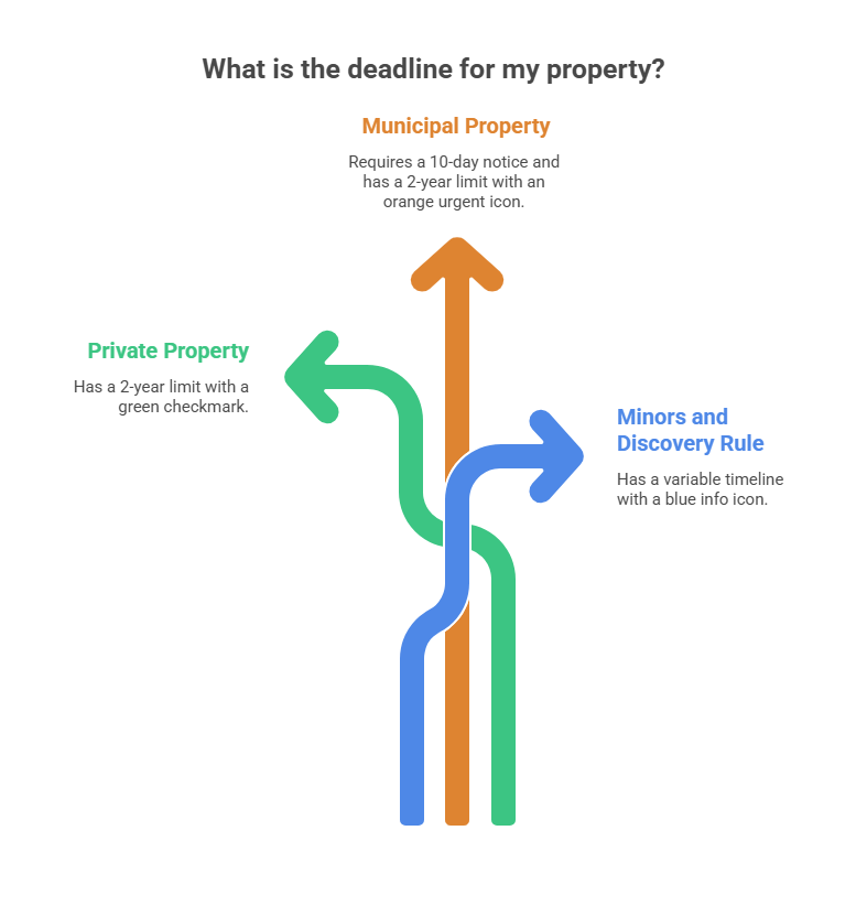 Deadline for the property