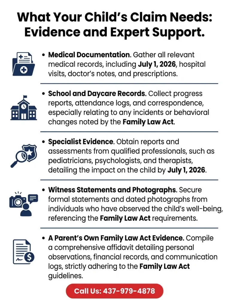child-injury-claim-evidence-checklist-infographic